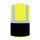 Korntex® Executive Safety Vest Berlin Waistcoats Warnweste mit Taschen und Reißverschluss gelb/schwarz