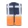 Korntex® Executive Safety Vest Berlin Waistcoats Warnweste mit Taschen und Reißverschluss marineblau/orange
