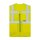 Korntex®  Full Mesh Multifunction Vest Larisa Warnweste mit Taschen und Reißverschluss gelb