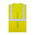 Korntex®  Full Mesh Multifunction Vest Larisa Warnweste mit Taschen und Reißverschluss gelb