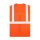 Korntex®  Full Mesh Multifunction Vest Larisa Warnweste mit Taschen und Reißverschluss orange