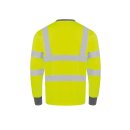 Hi-Vis Poly-Cott on Long Sleeve Shirt Warnschutz Shirt -...