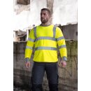Hi-Vis Poly-Cott on Long Sleeve Shirt Warnschutz Shirt - Murcia - gelb