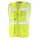 teXXor® Funktionsweste Warnweste mit Reißverschluss und Taschen gelb EN20471