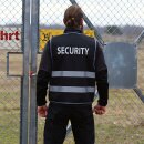 Signalweste Warnweste schwarz -  SECURITY XL/XXL = 130cm Umfang
