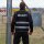 Signalweste Warnweste schwarz -  SECURITY XL/XXL = 130cm Umfang
