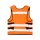 Tactical Warnweste „Stammheim” - Elastischer Bund und 360° Sichtbarkeit - orange