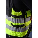 Tactical Warnweste „Stammheim” - Elastischer Bund und 360° Sichtbarkeit - schwarz